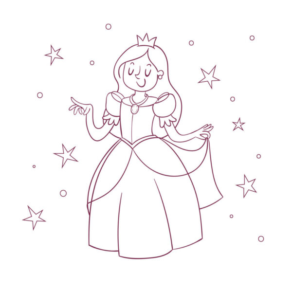 PYO Princess 01 - 8.5cm Square