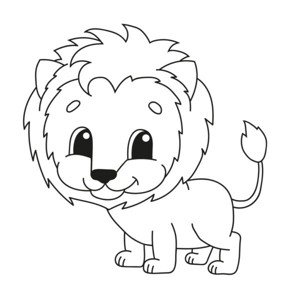 PYO Lion 01 - 8.5cm Square